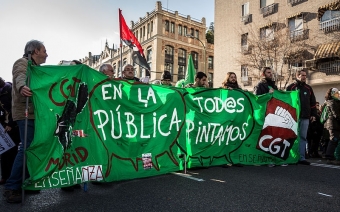 Protesterna mot skolreformen är särskilt högljudda på Balearerna.