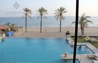 Svensk-Spanska Handelskammarens After Work 19 mars inkluderade rundvisning och spa på Beach Club Estrella del Mar, i Elviria (Marbella).