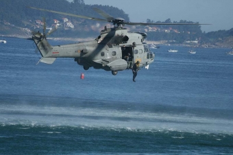 Räddningshelikoptern av modellen Super Puma störtade 19 mars söder om Fuerteventura.