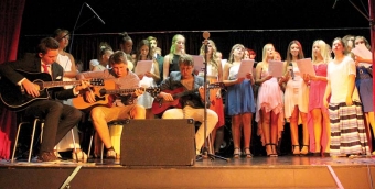 Elever från Colegio Escandinavo i Madrid besökte Svenska skolan i Fuengirola och hade en gemensam vårkonsert 
23 maj. Foto: Sofia Hvid Hansen