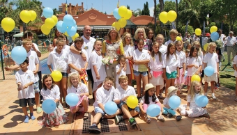 Marbellas borgmästare Ángeles Muñoz deltog 24 maj vid invigningen av Svenska skolans nya lokaler, vid Urbanización La Alzambra.