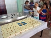Nationaldagen firades även med en jättetårta. Foto: Svenska skolan i Fuengirola