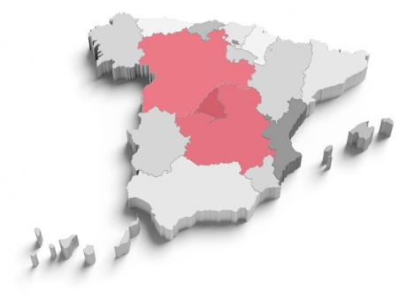 Isoleringen av hela den spanska högplatån har avtalats av de tre regionalpresidenterna och gäller ej genomfart.