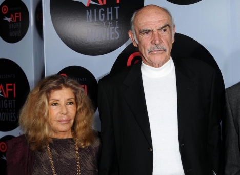 Sean Connery med sin hustru Michelline Roquebrune.