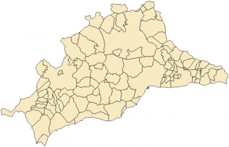 Enbart Málagaprovinsen består av drygt hundra olika kommuner.