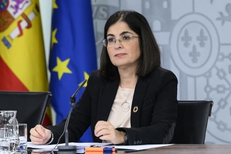 Hälsovårdsministern Carolina Darias tillbakavisar den interna rapport som efterlyst ett nytt nationellt nödläge.