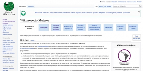 Medvetenheten om den kvinnliga frånvaron på wikipedia är stor, men är trots det en hård knut att lösa. Foto: Wikipedia