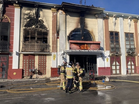 Diskoteksbranden i Murcia inträffade tidigt 1 oktober. Foto: Ayto de Murcia