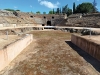 Amfiteatern i Mérida hade plats för 30.000 åskådare och ligger i nära anslutning till den romerska teatern.