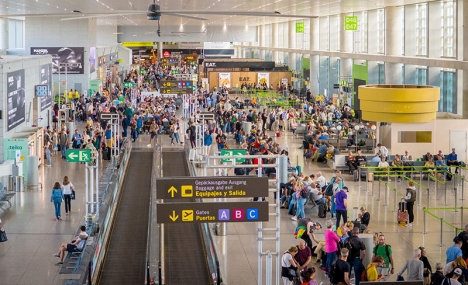 Málaga går, som de flesta av Spaniens övriga flygplatser, mot ett nytt rekordår.