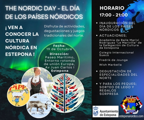 Firandet hålls på strandpromenaden i Estepona, mellan Europarondellen och Calle Terraza, den 19 oktober från klockan 17.00 till 21.00.