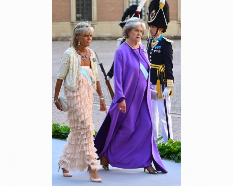 Prinsessan Birgitta (till vänster) och prinsessan Margaretha i en arkivbild från 2013. Foto: Frankie Fouganthin/Wikimedia Commons