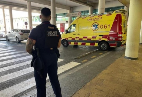 Trots brådskande transport till sjukhus med ambulans avled mannen senare. Foto: SAMU061 Balears