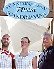 Jacob Holmberg, Anna Persson och Roland Magnusson på nyöppnade delikatessbutiken Scandinavian Finest i Marbella.