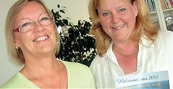 Britta Revert och Carolina Mortensen är initiativtagare till Hälsomässan som hålls för tredje året i rad 22 och 23 november på Svenska Skolan i Fuengirola.