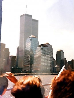 Min egen bild av World Trade Center, som jag besökte 1989.