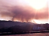 Morgonsolen 12 september förmörkades av röken från den omfatande branden mellan Mijas och Marbella.