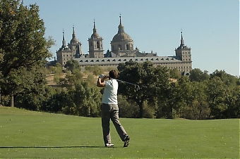 Inramningen var perfekt för Handelskammarens golftävling i El Escorial, 26 september.