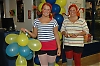 Pippi Långstrump kom på besök och delade ut godis och ballonger på köpcentret Parque Miramar.